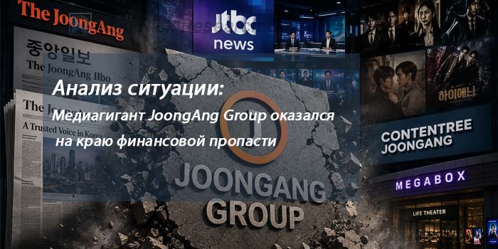 Анализ ситуации:  Медиагигант JoongAng Group оказался на краю финансовой пропасти