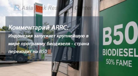 Комментарий ARRC: Индонезия запускает крупнейшую в мире программу биодизеля - страна переходит на B50